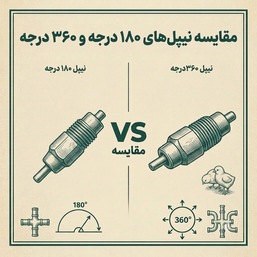 مقایسه نیپل‌های ۱۸۰ درجه و ۳۶۰ درجه